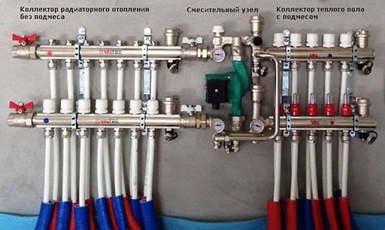 Монтаж коллекторной системы отопления